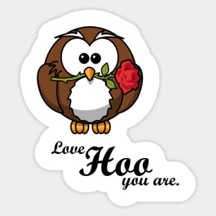 Owl - Love Hoo You Are Sticker